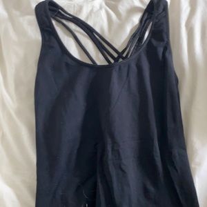 black H&M sport tank top